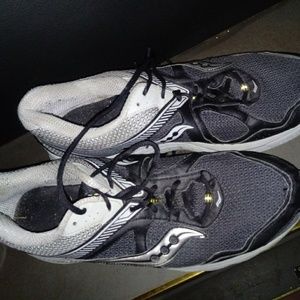 Saucony Cohesion Athletic Shoes Sz 14 Black/Gray